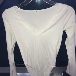 Forever 21 white body suit size small
